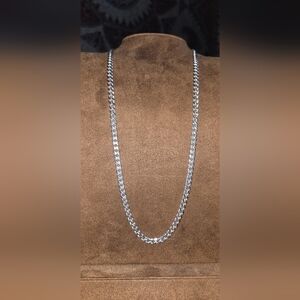 Men's Classic Silver Chain Necklace